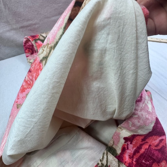 Floral sleeveless Lined Cotton sheath dress - Picture 8 of 11